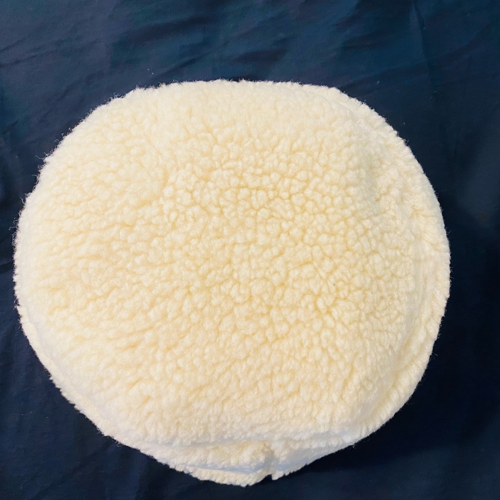 RARE FIND-Stella McCartney Shearling Faux Fur Logo Bucket Hat - Picture 7 of 11